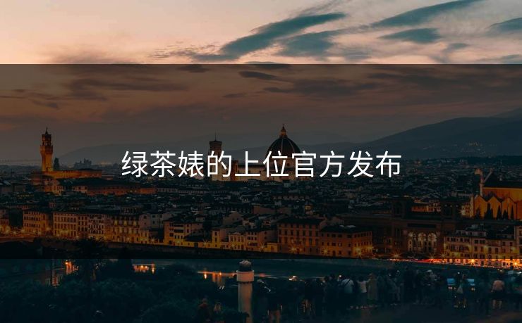 绿茶婊的上位官方发布